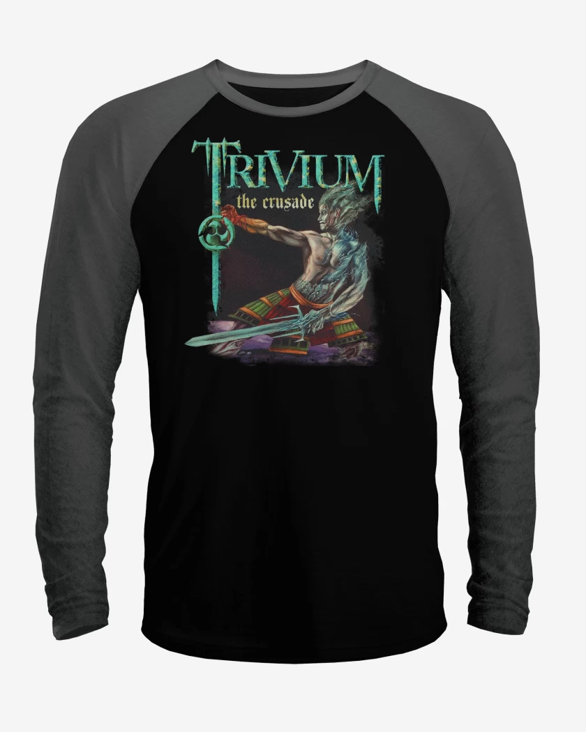 Polera Raglan Trivium Crusader