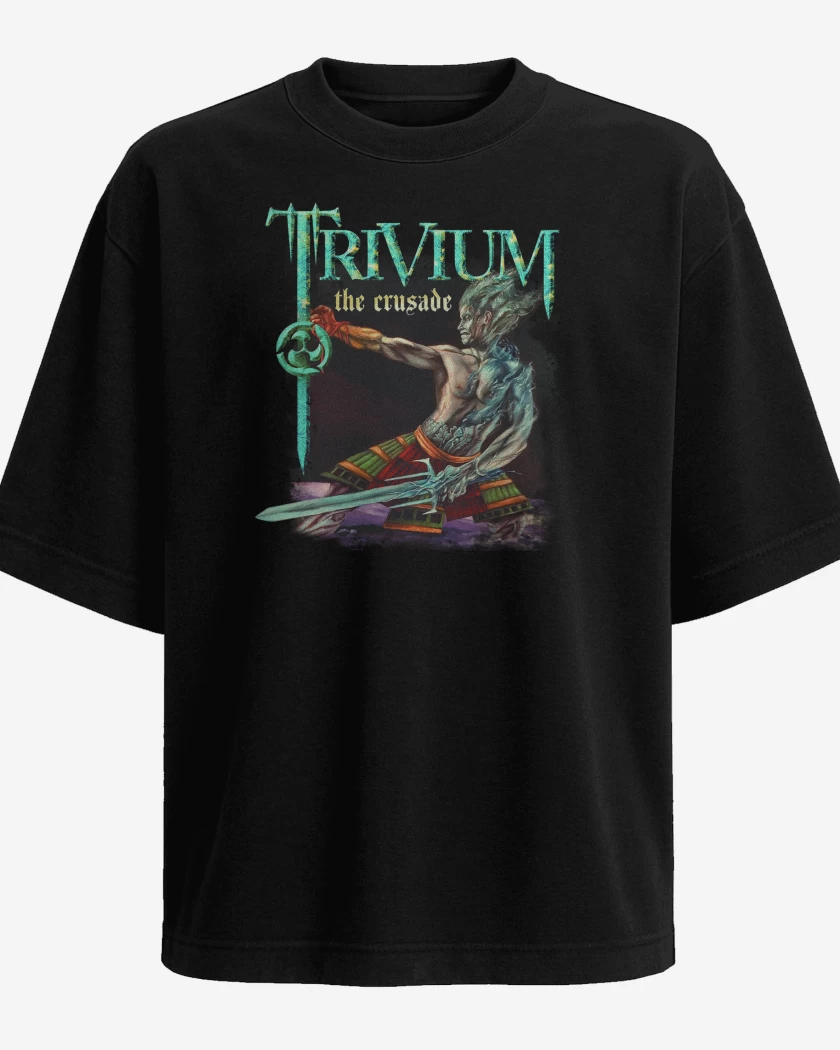 Polera Oversize Trivium Crusader