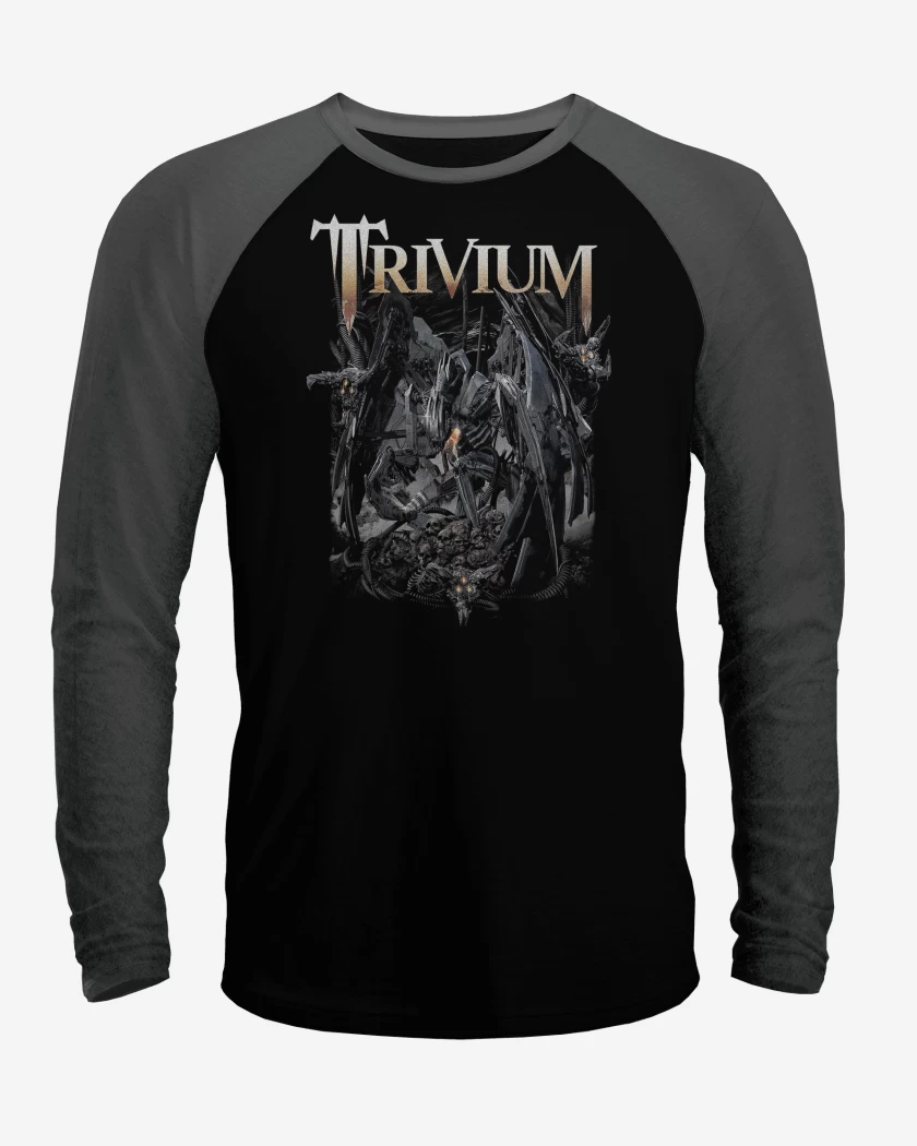 Polera Raglan Trivium Through Blood and Dirt and Bones