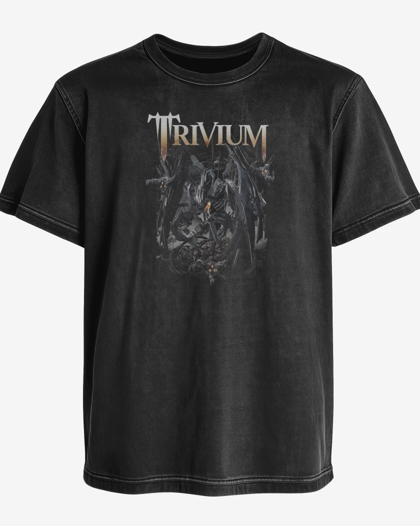 Polera desgastada Trivium Through Blood and Dirt and Bones