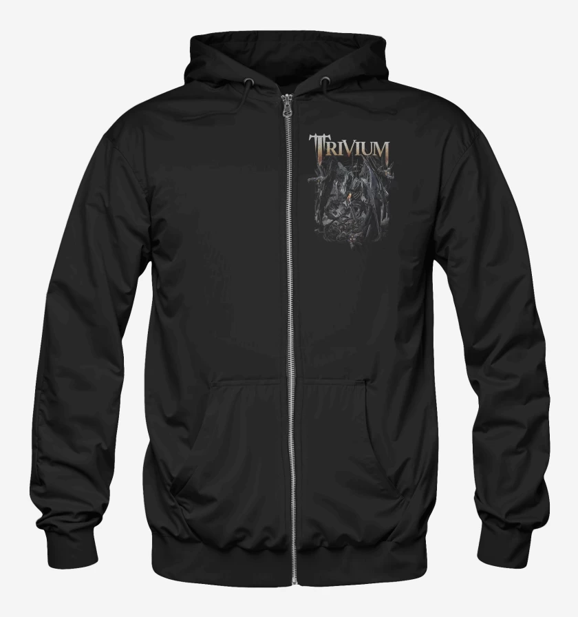 Poleron Canguro con cierre Trivium Through Blood and Dirt and Bones