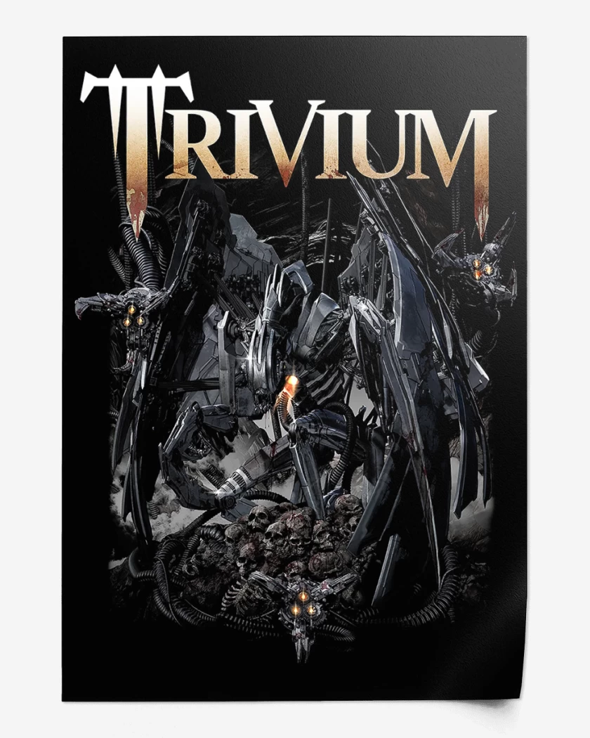 Print Trivium Through Blood and Dirt and Bones