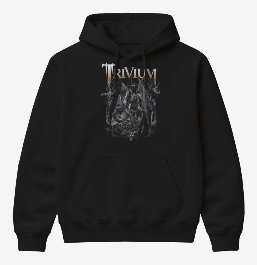 Poleron Canguro básico Trivium Through Blood and Dirt and Bones