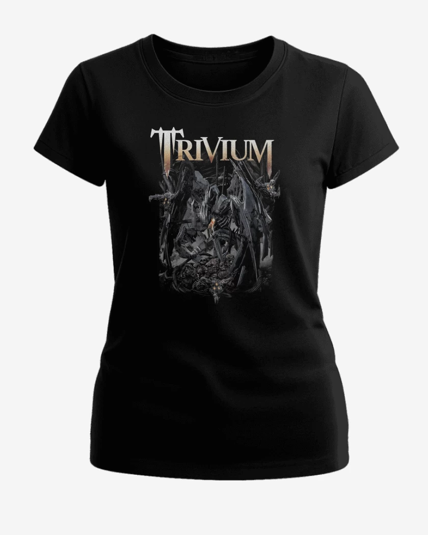 Polera de Mujer Trivium Through Blood and Dirt and Bones