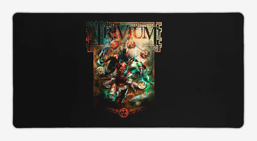 Mouse pad Gamer Negro de Trivium God