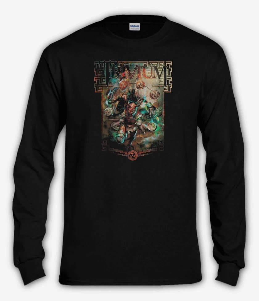 Polera manga larga Negro de Trivium God