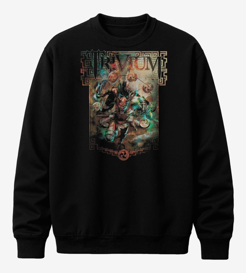 Poleron polo Negro de Trivium God