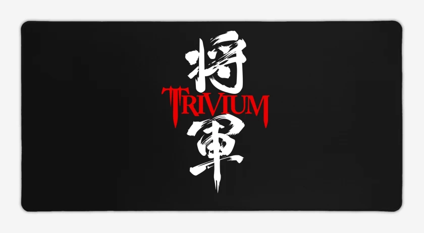 Mouse pad Gamer Negro de Trivium Shogun Red