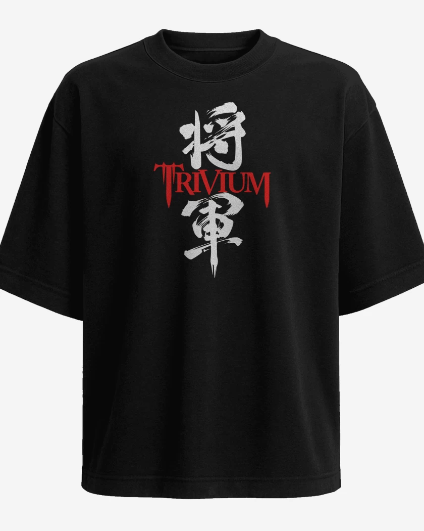 Polera Oversize Trivium Shogun Red