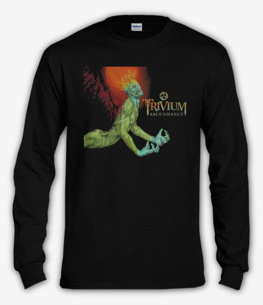 Polera manga larga Negro de Trivium Ascendancy v2