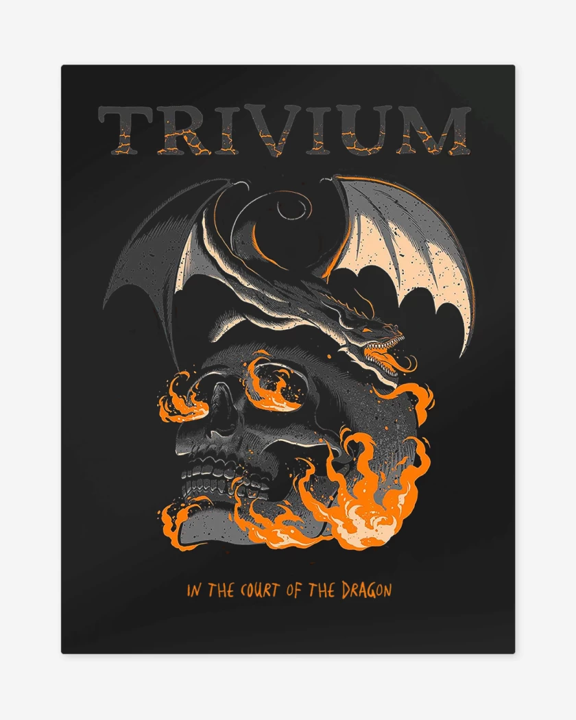 Print metalico Trivium In The Court