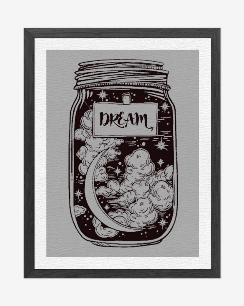 Cuadro decorativo Gris Melange de Dream