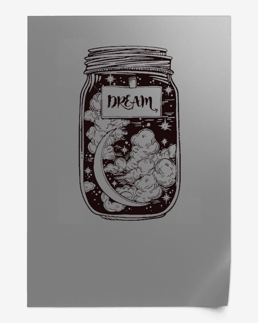 Print Gris Melange de Dream