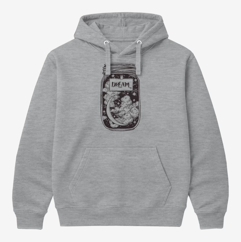 Polerón Canguro Gris Melange de Dream