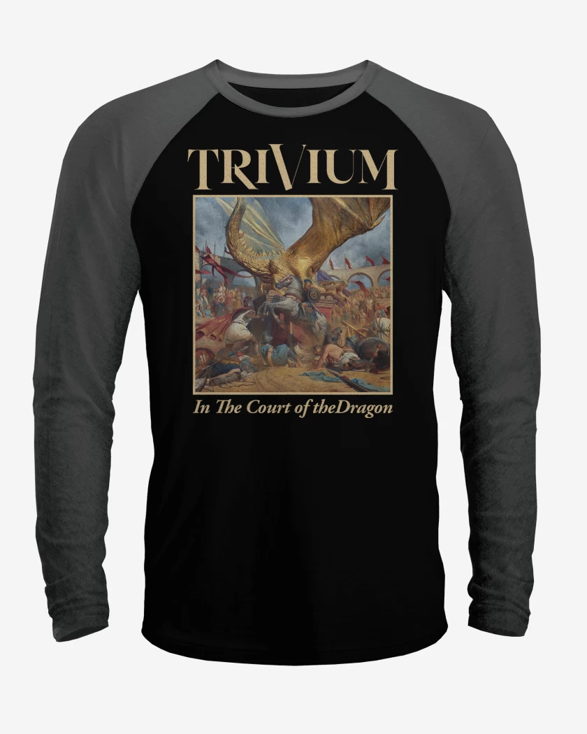 Polera Raglan Trivium In The Court of the Dragon