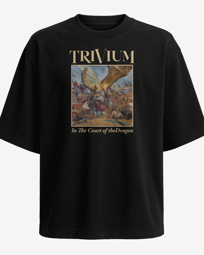 Polera Oversize Trivium In The Court of the Dragon