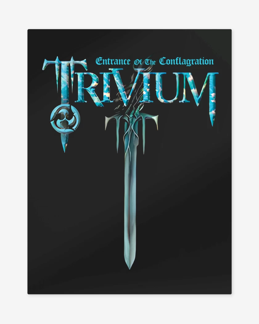 Print metalico Trivium Entrance of the Conflagration