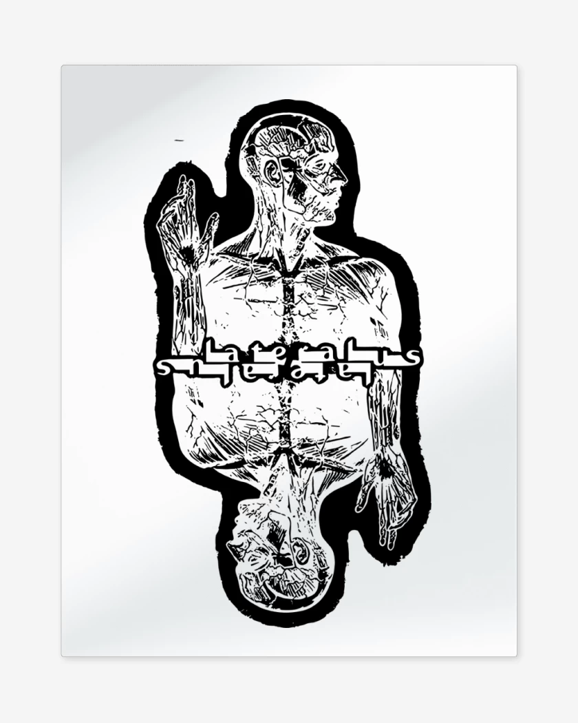 Print metalico Blanco de Lateralus Tool N