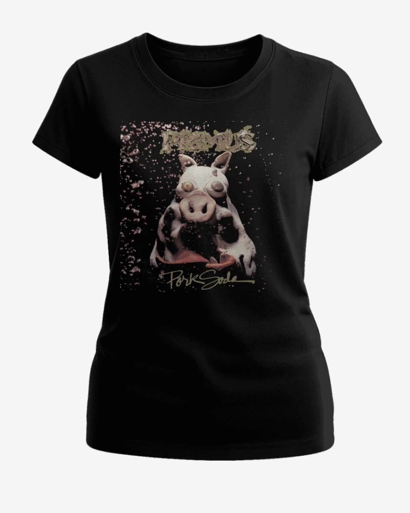 Polera de Mujer Negro de Primus Pork Soda
