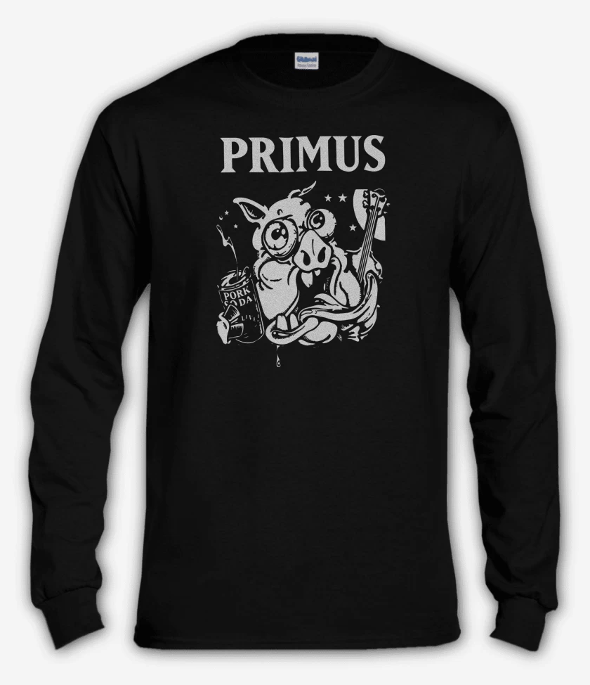 Polera manga larga Negro de Primus Cerdo
