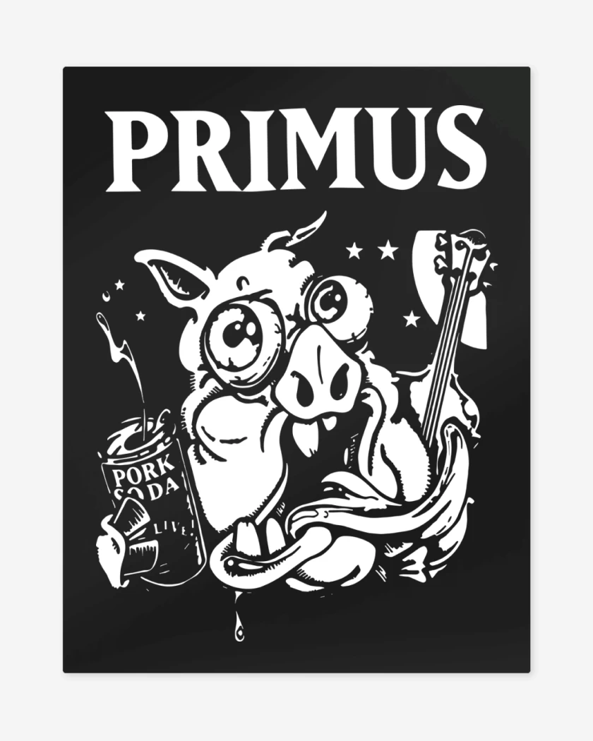 Print metalico Negro de Primus Cerdo