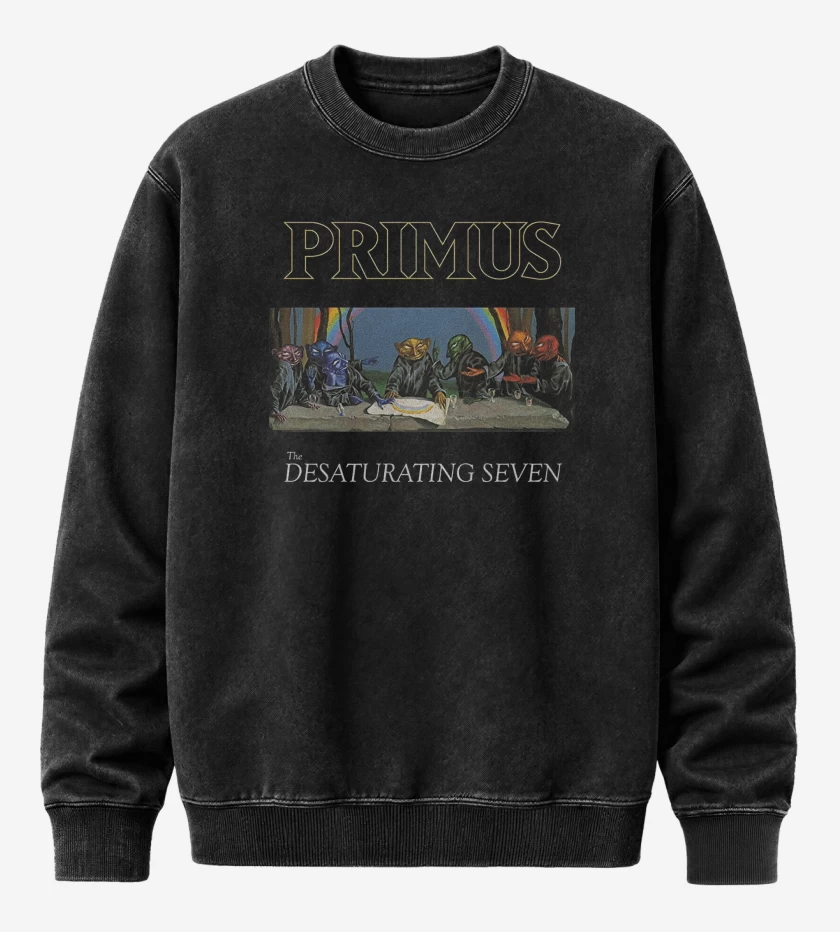 Poleron Polo Acid Wash Negro de Primus Desaturating Seven