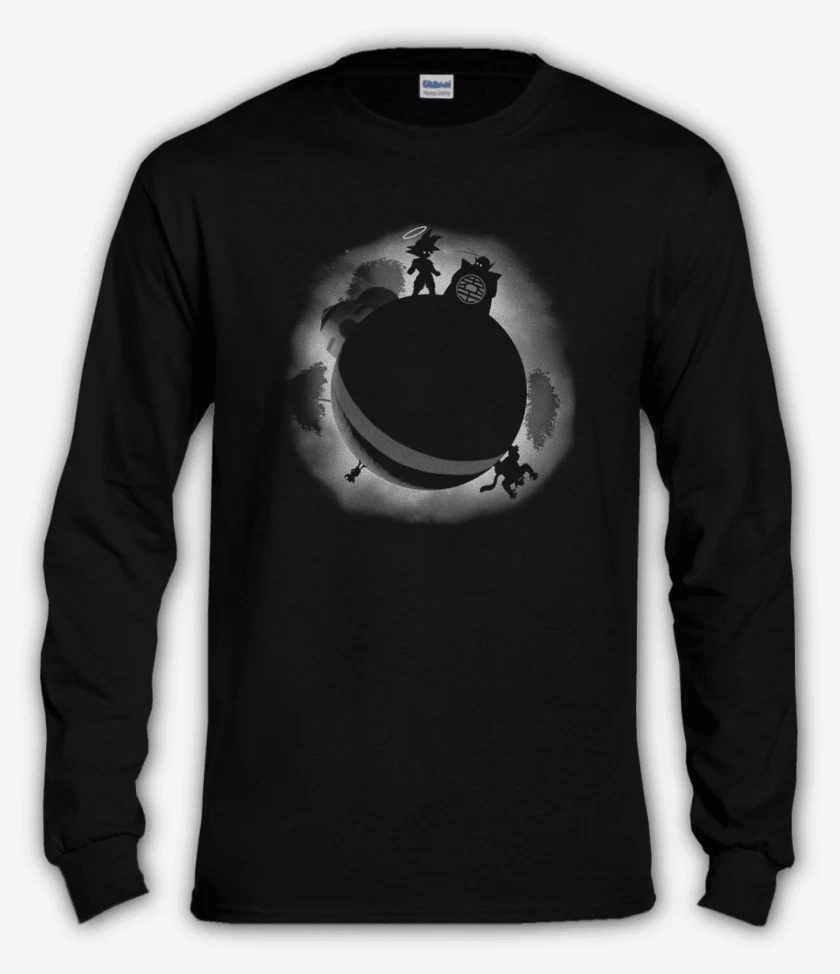 Polera manga larga Negro de Dragon ball limbo