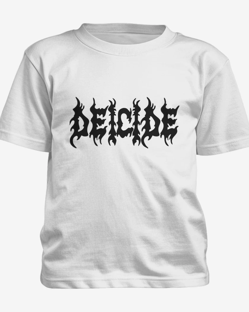 Polera de niño Blanco de Deicide Logo N