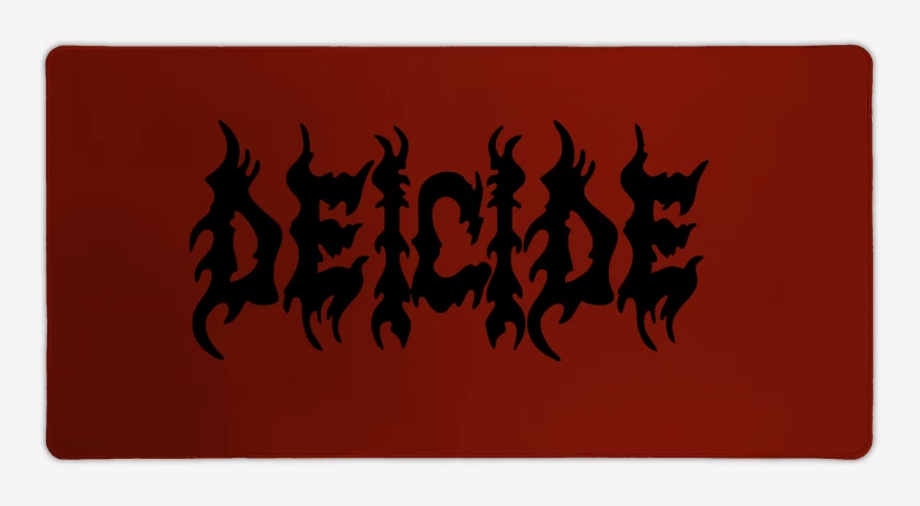 Mouse pad Gamer Rojo de Deicide Logo N