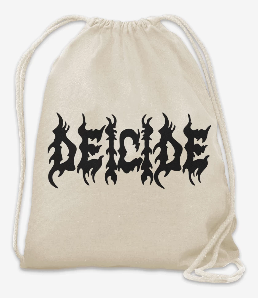 Mochila Blanco de Deicide Logo N