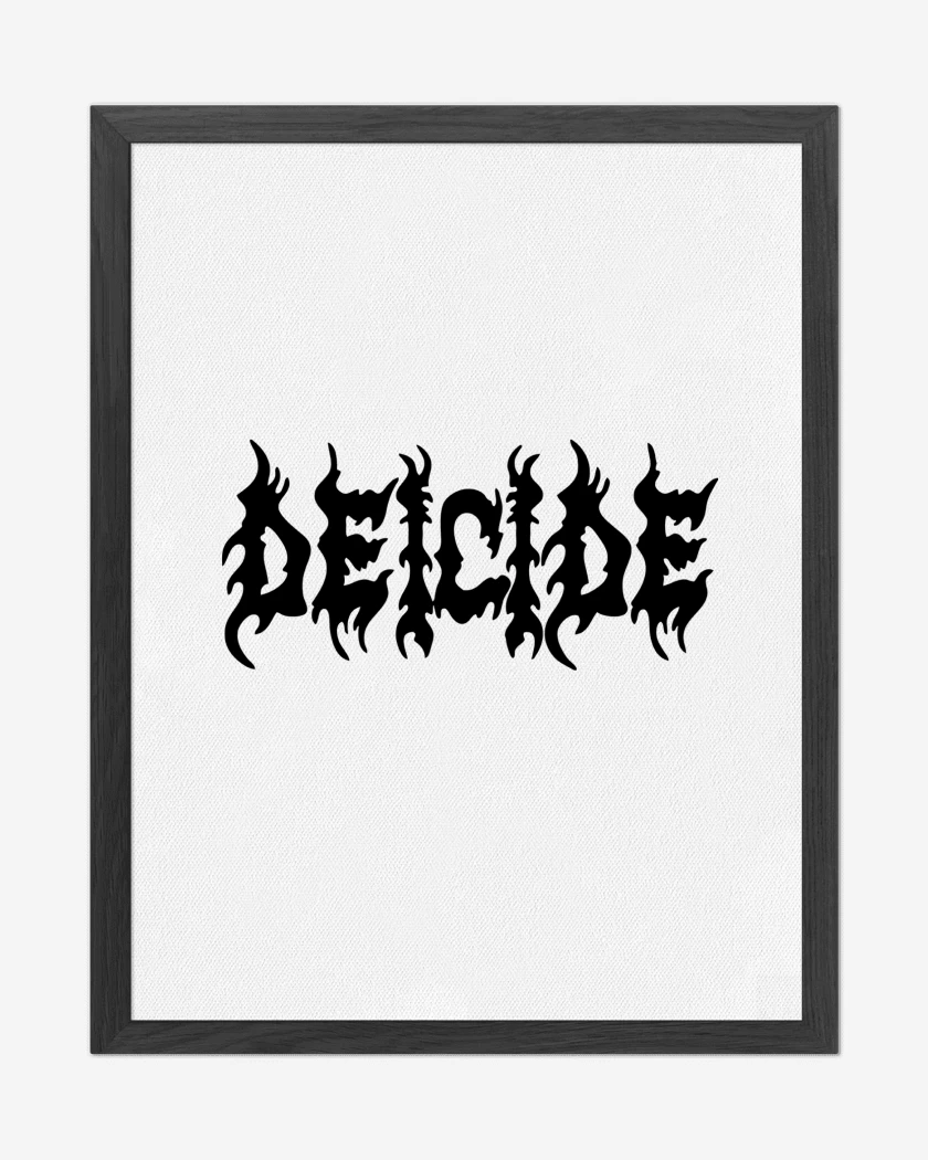 Cuadro decorativo Deicide Logo N