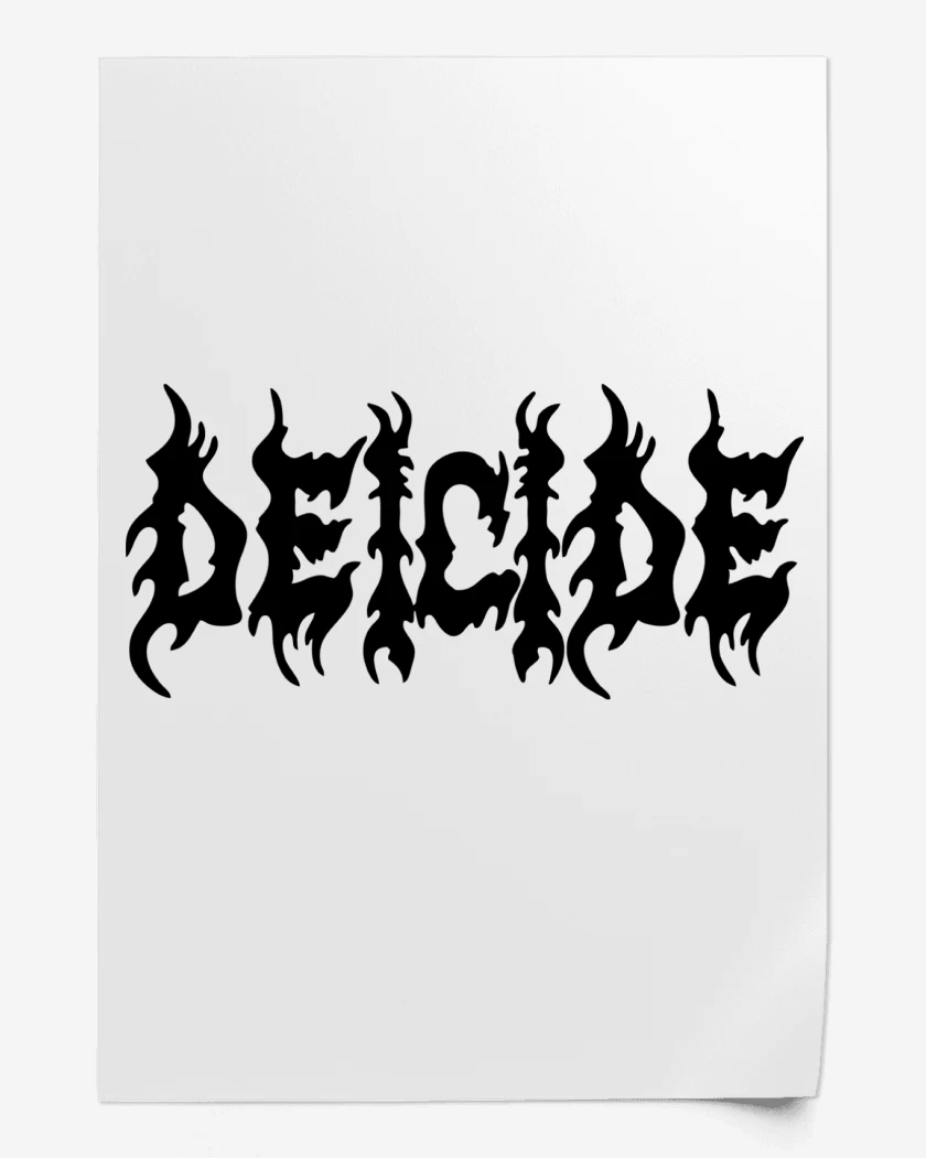 Print Deicide Logo N