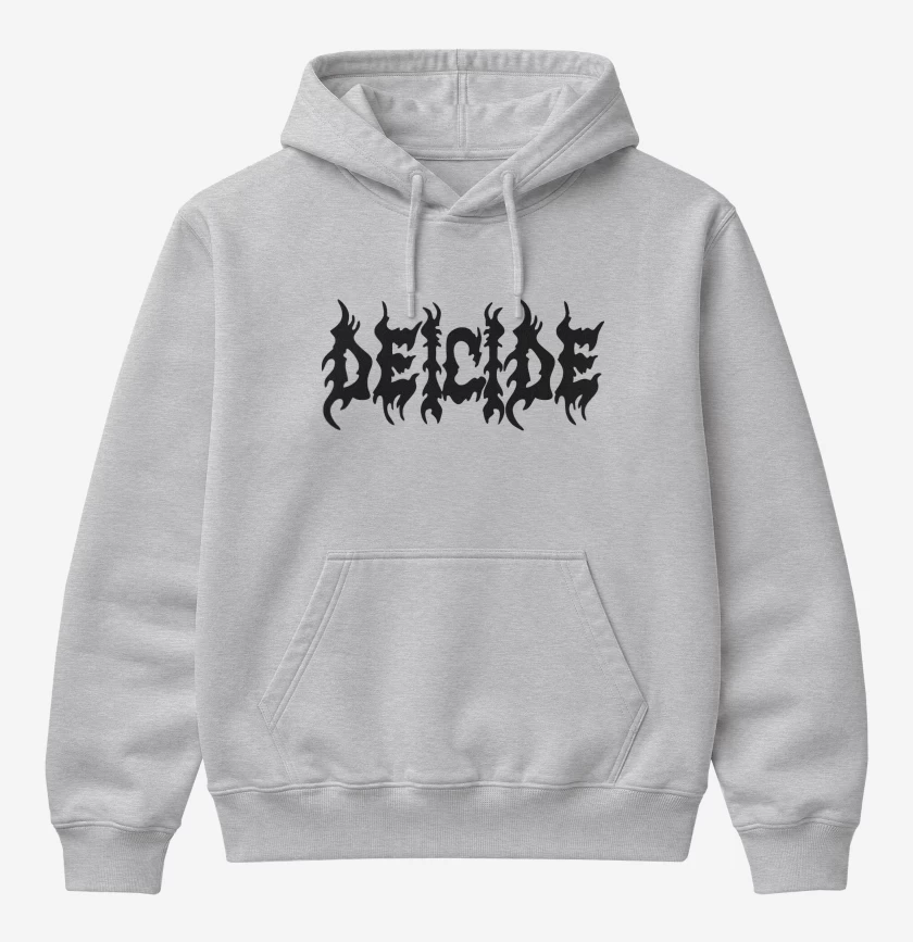 Poleron Canguro básico Deicide Logo N