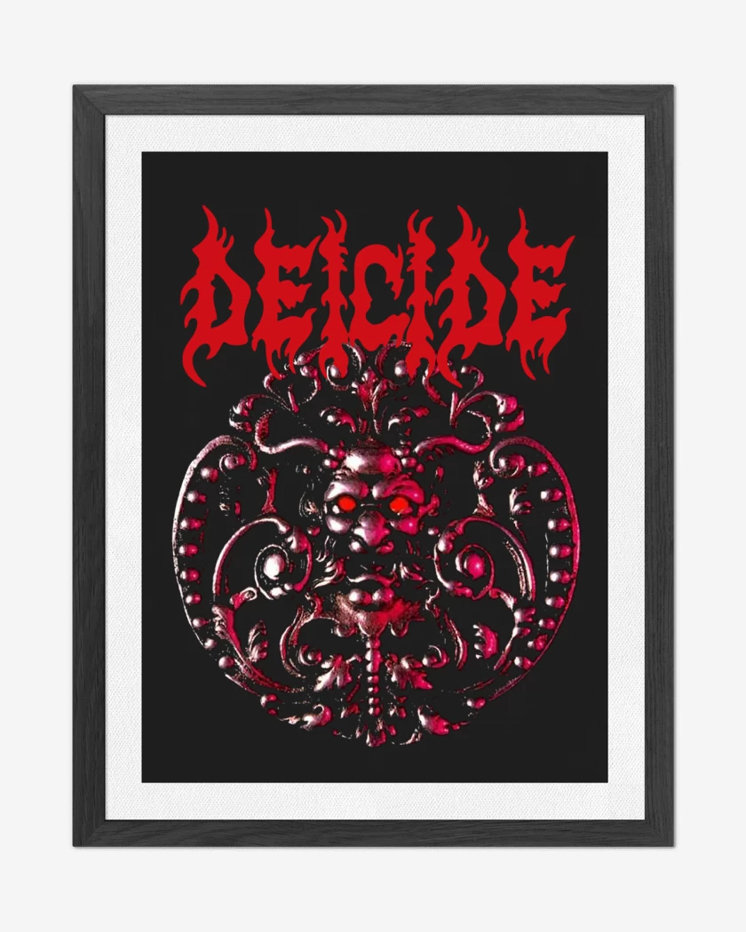 Cuadro decorativo Negro de Deicide Deicide