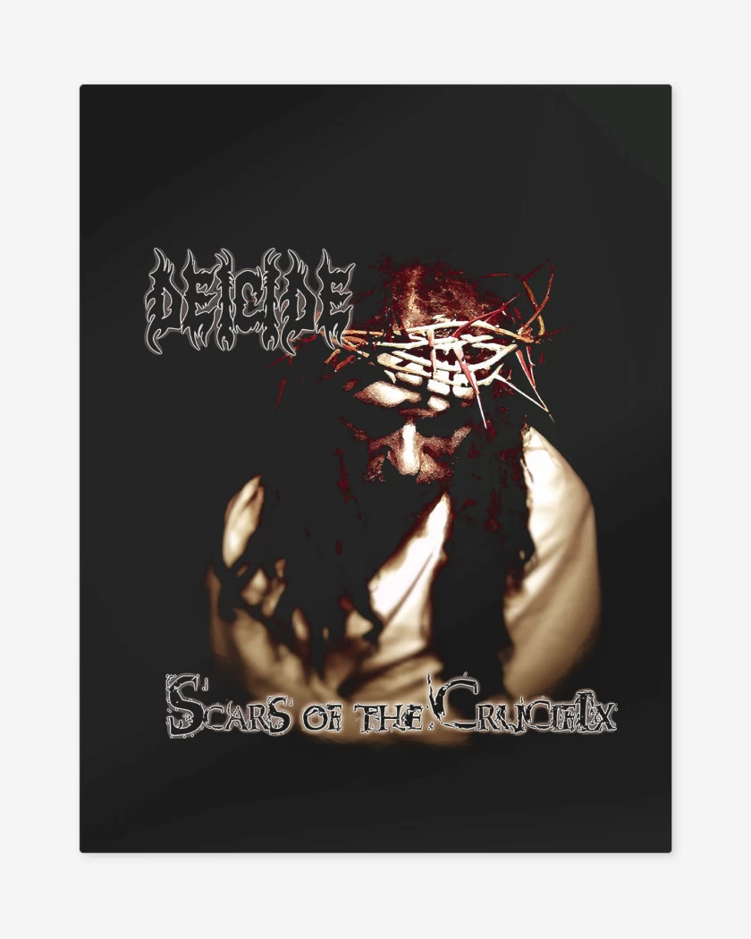 Print metalico Deicide Scars of the Crucifix