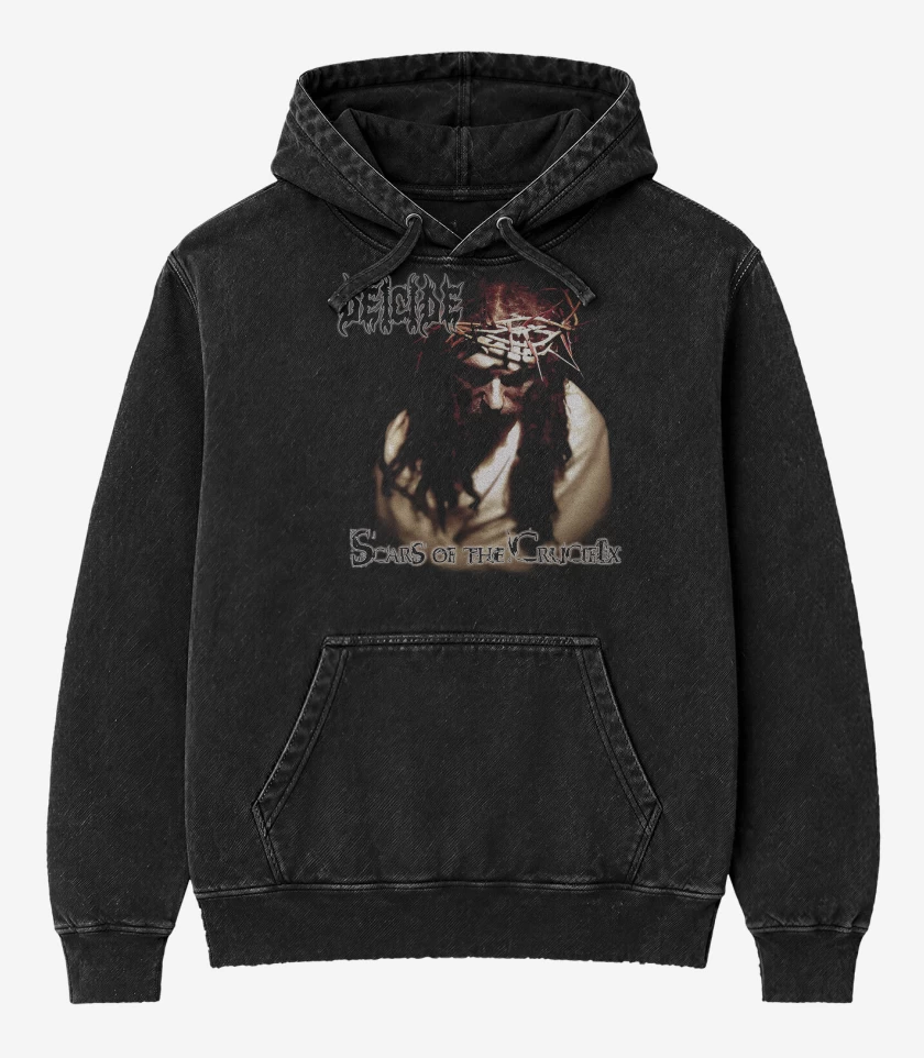 Poleron Canguro Acid Wash Deicide Scars of the Crucifix