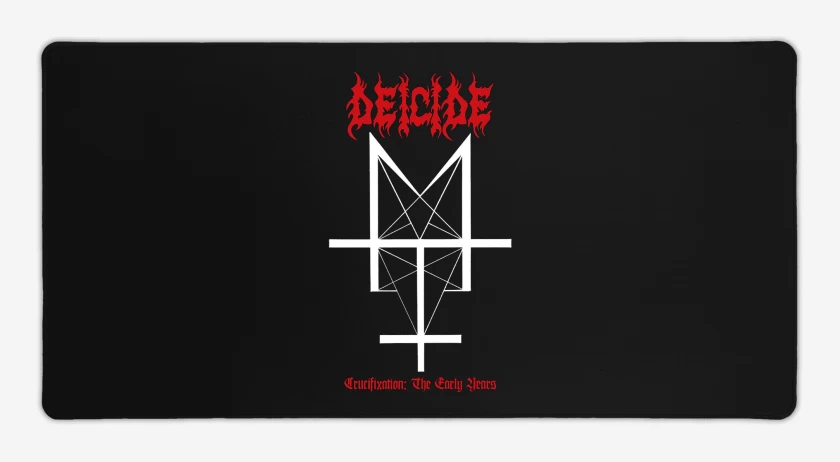 Mouse pad Gamer Negro de Deicide Crucifixation