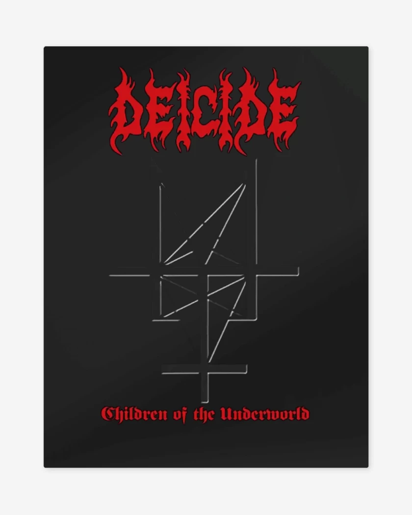 Print metalico Deicide Children of the Underworld