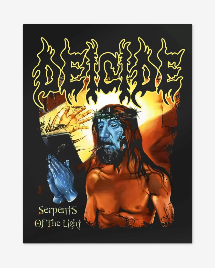 Print metalico Deicide Serpents of the Light