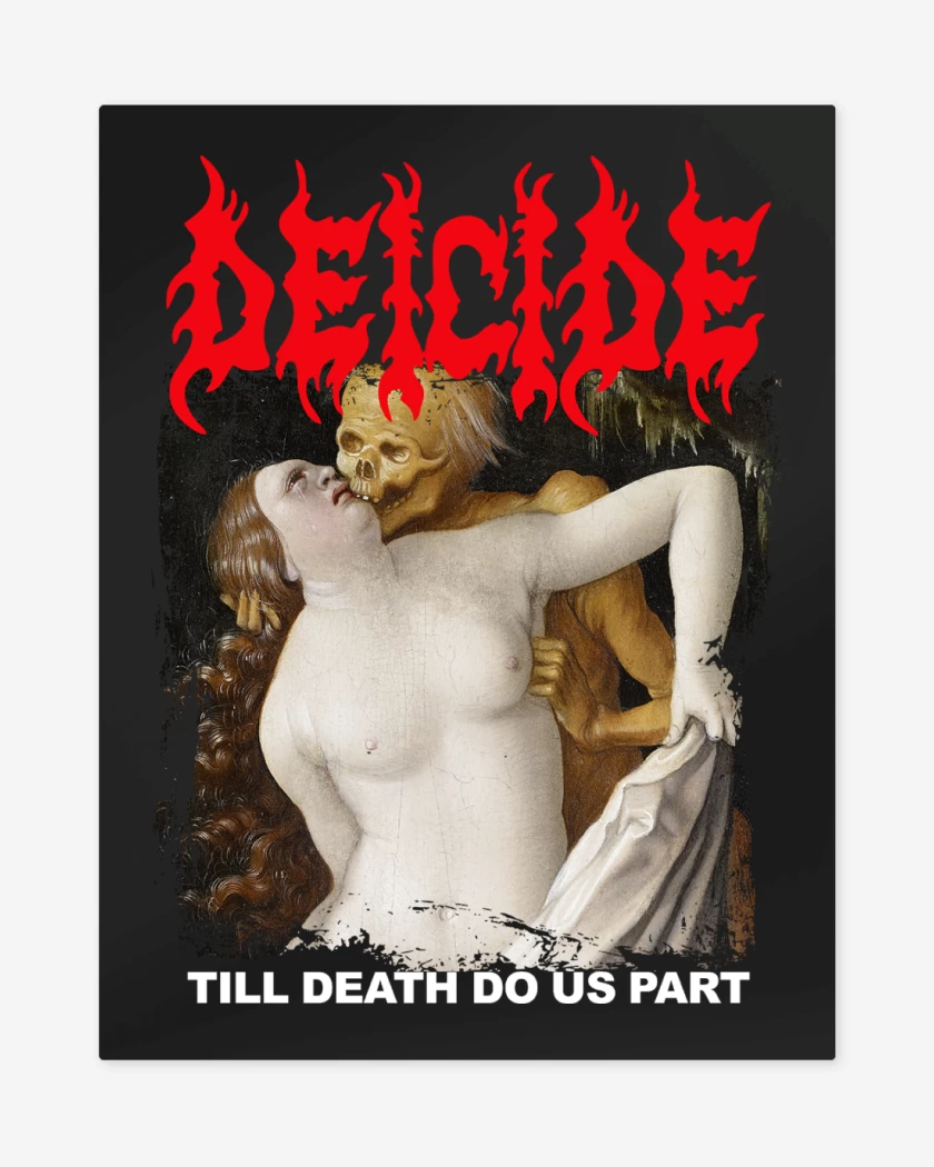 Print metalico Deicide Till Death Do Us Part