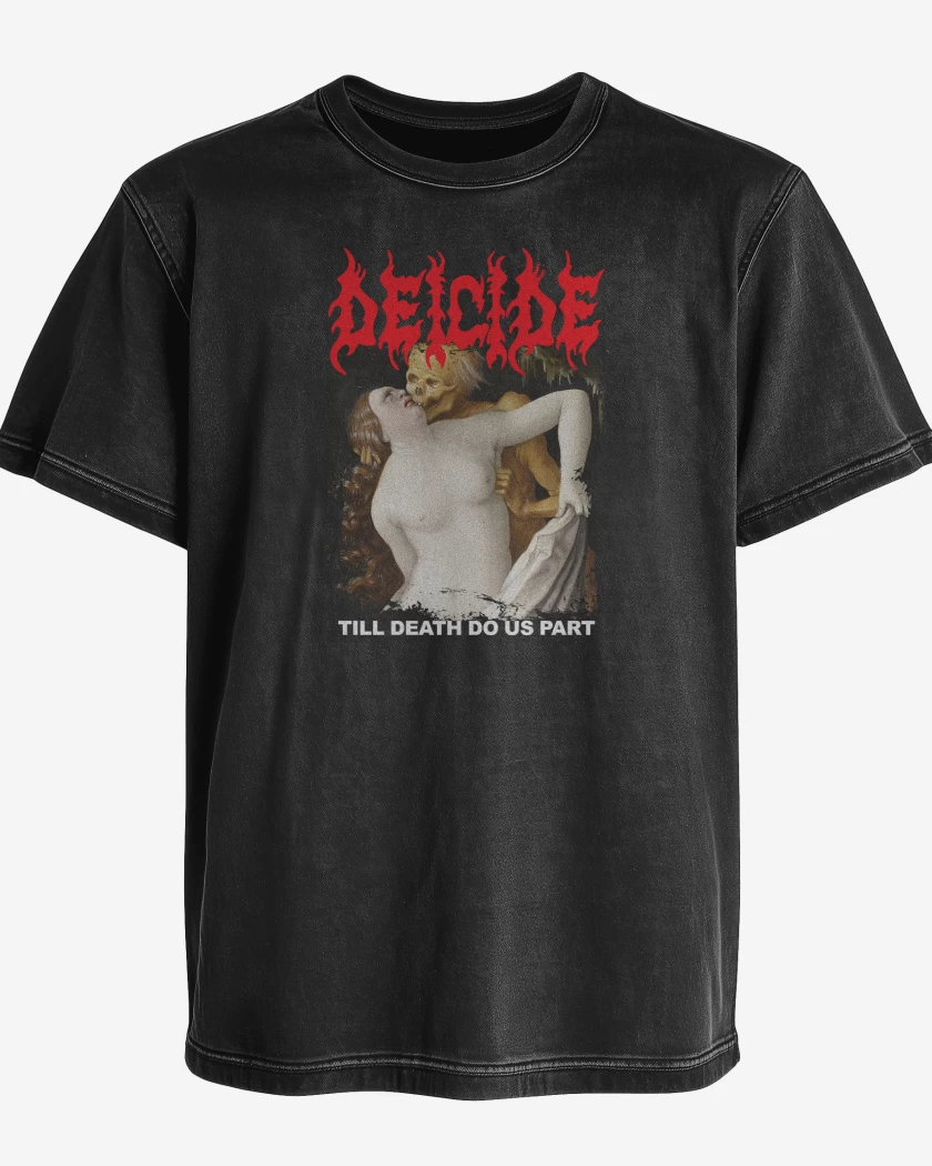 Polera desgastada Negro de Deicide Till Death Do Us Part