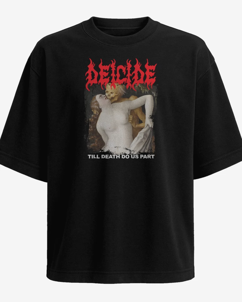 Polera Oversize Deicide Till Death Do Us Part