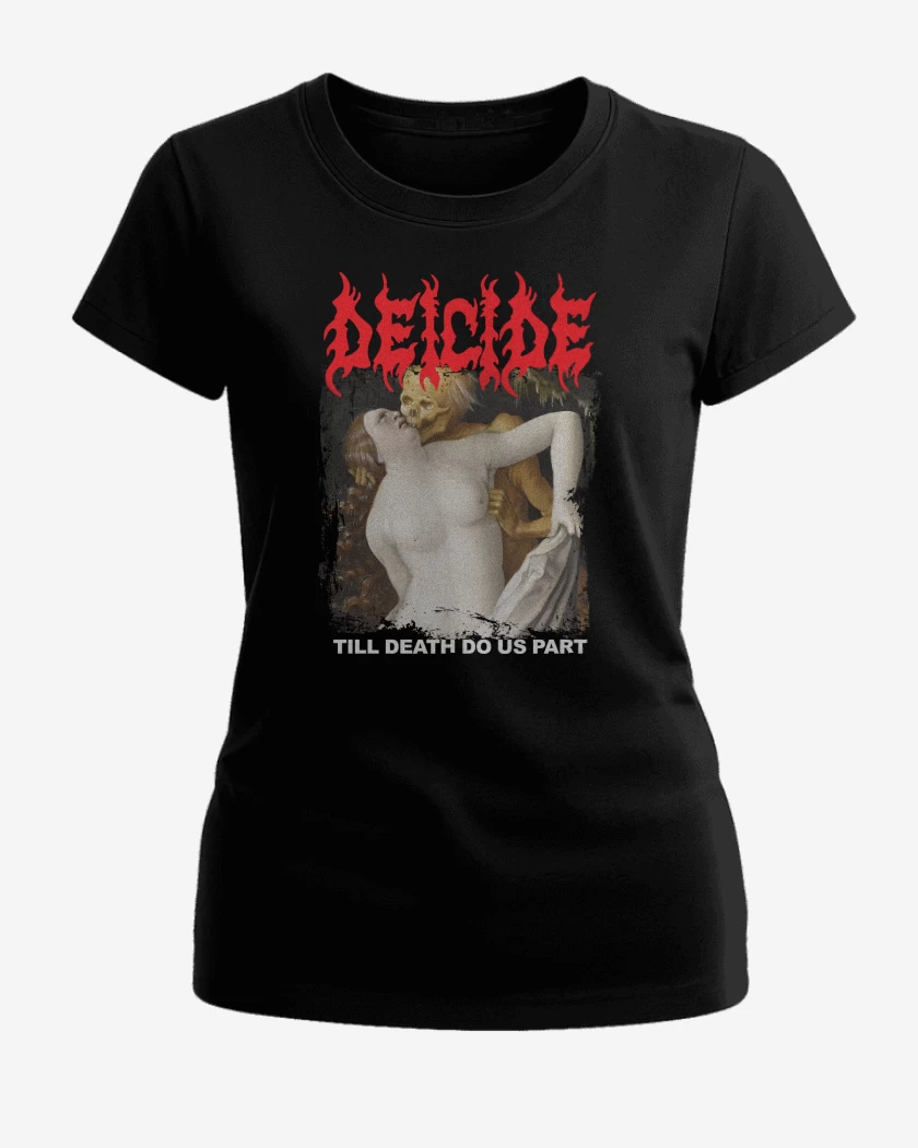 Polera de Mujer Negro de Deicide Till Death Do Us Part