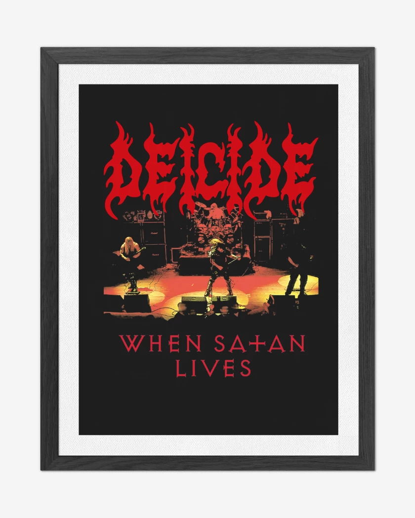 Cuadro decorativo Deicide When Satan Lives