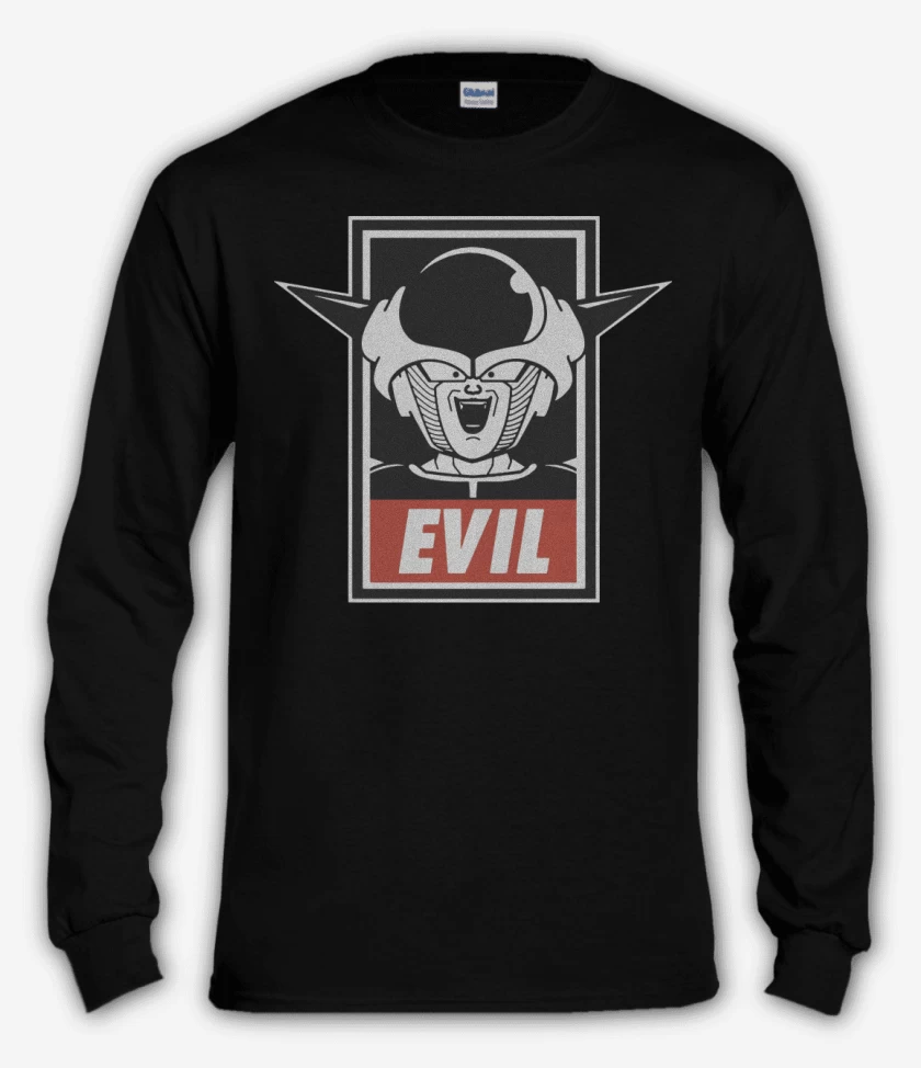 Polera manga larga Negro de Evil