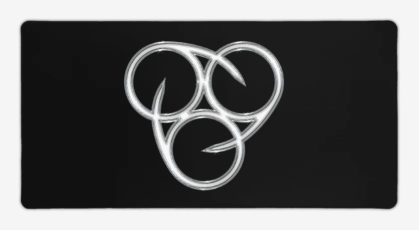 Mouse pad Gamer Negro de Deicide 666