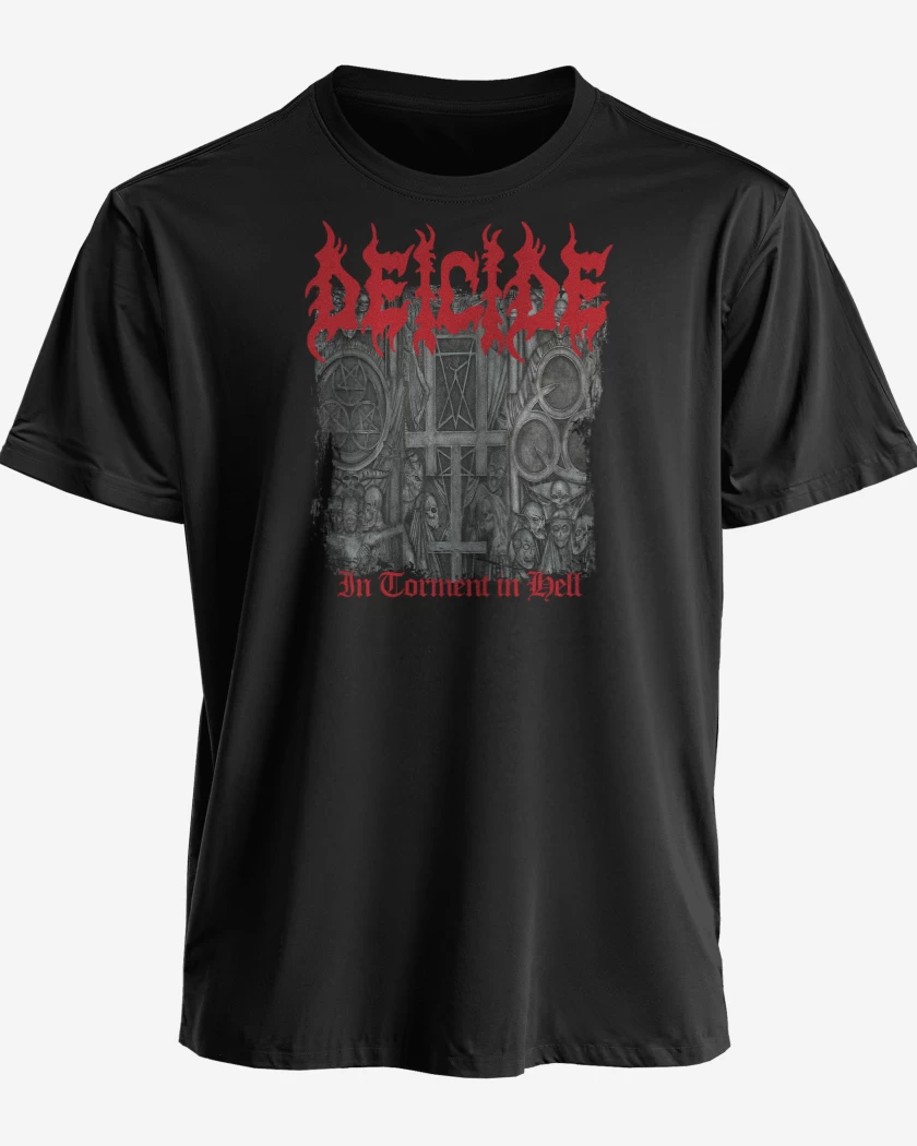 Polera premium Negro de Deicide In Torment in Hell
