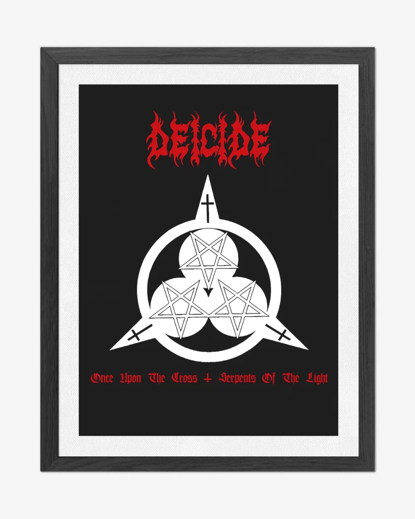 Cuadro decorativo Negro de Deicide Once Upon