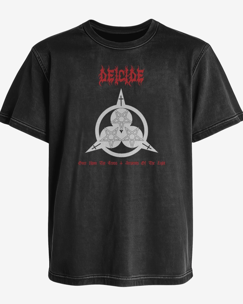 Polera desgastada Negro de Deicide Once Upon