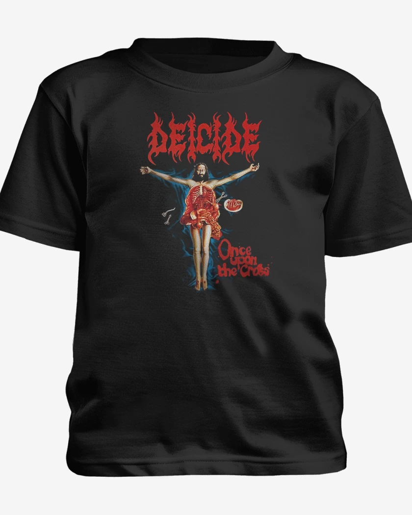 Polera de niño Negro de Deicide Once Upon the Cross